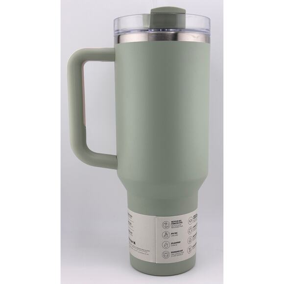 STANLEY Adventure Quencher 40 OZ H2.0 FlowState Summer Edit; LICHEN - Picture 2 of 5